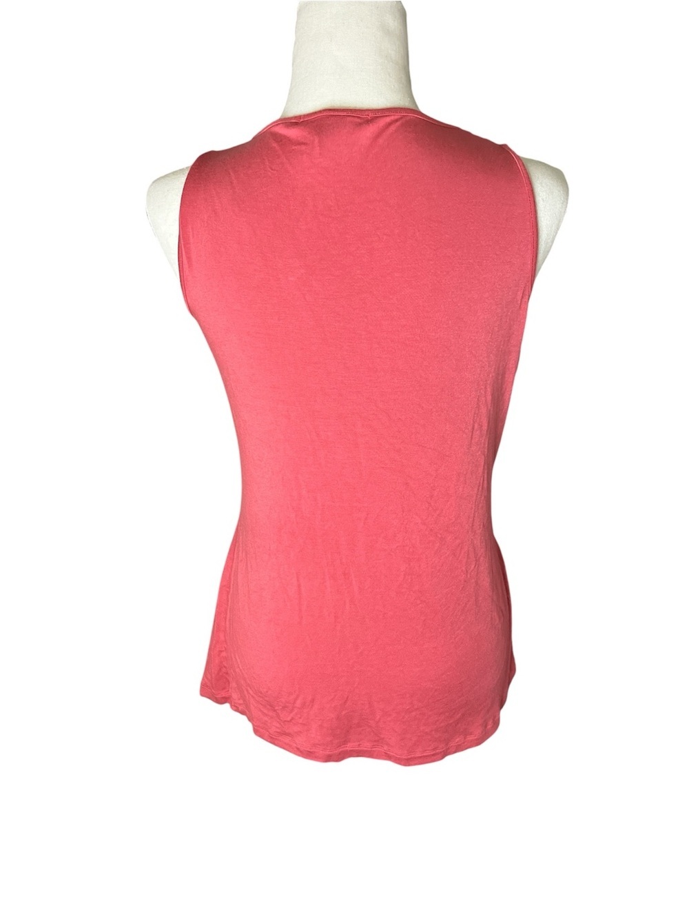 willi smith coral embellished fringe tank top size medium - Picture 3 of 4
